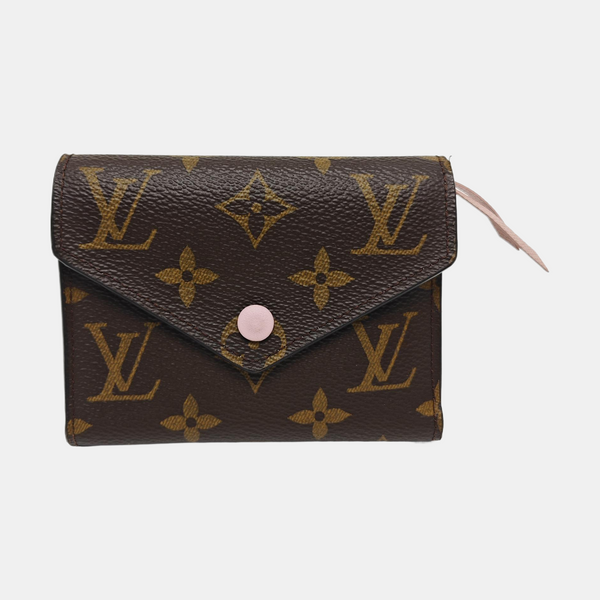 VICTORINE Monogram Coated Canvas Brown Wallet