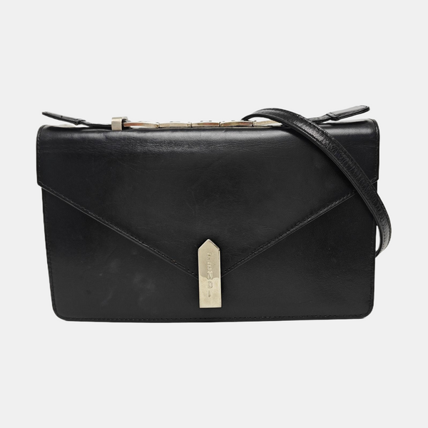 Calfskin Shoulder Bag Black