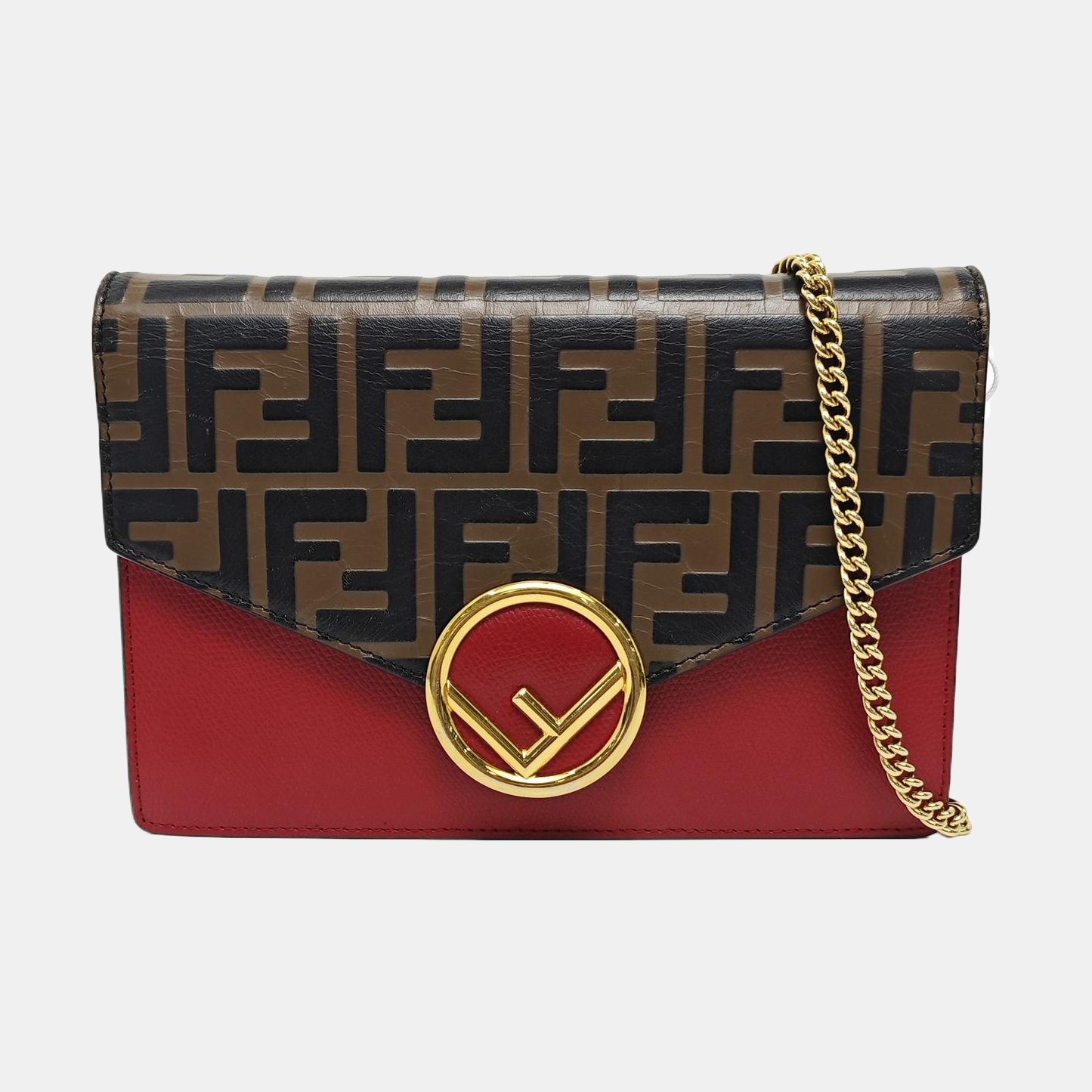 F Is Fendi Calfskin Red