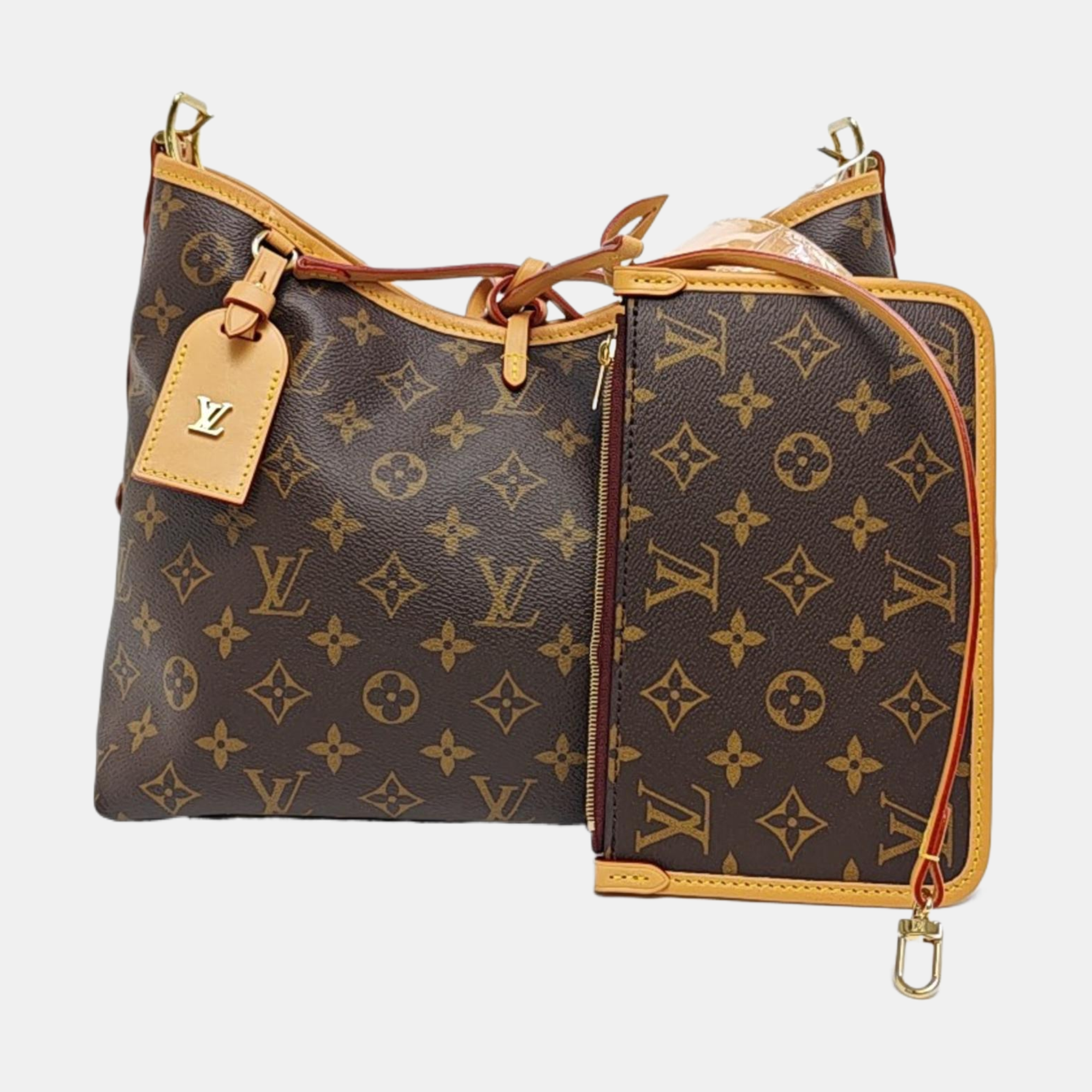 CARRYALL PM Monogram Coated Canvas Brown