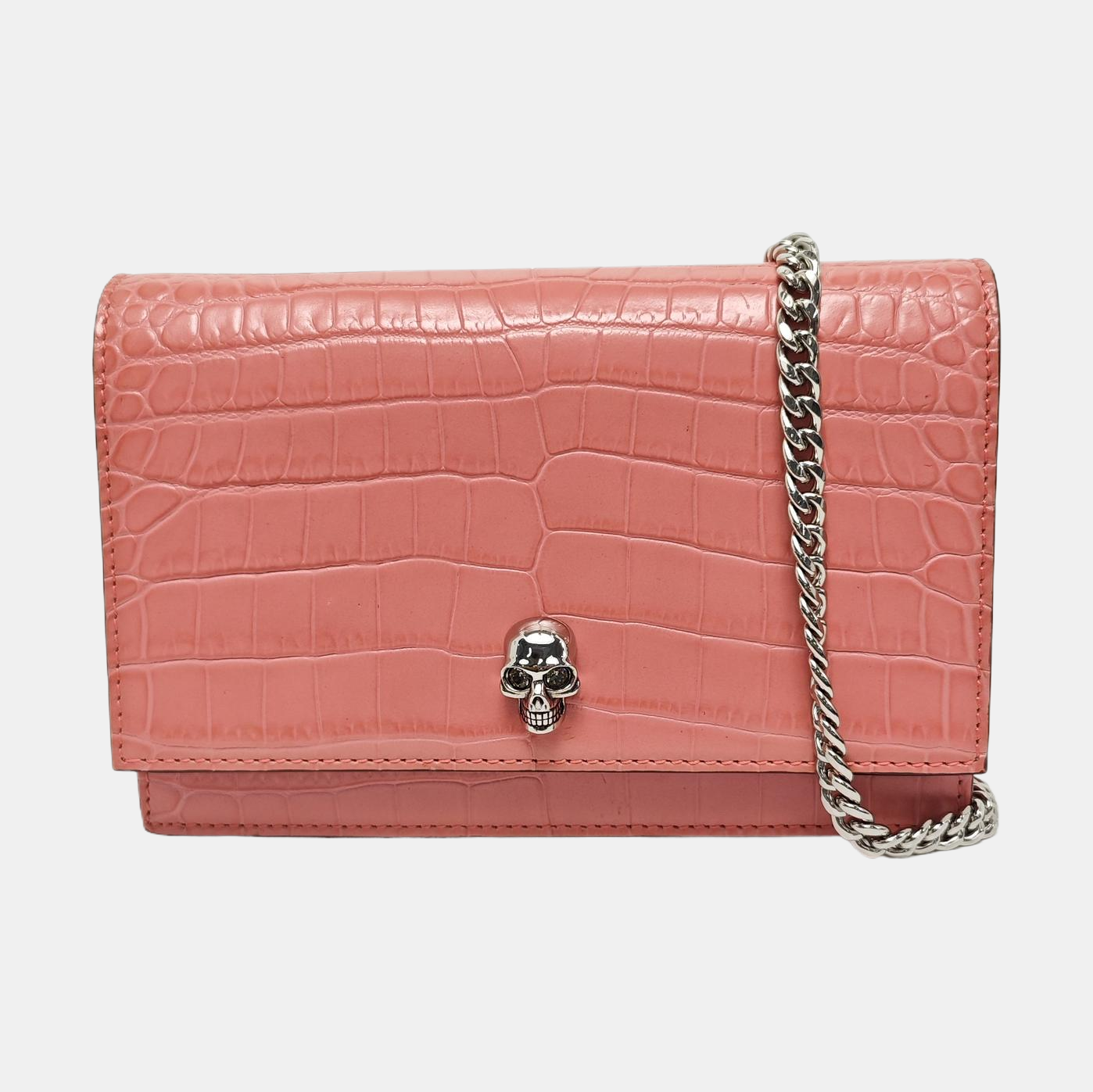 Calfskin Shoulder Bag Pink