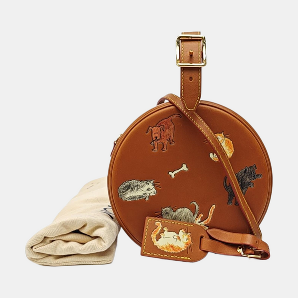 BOITE CHAPEAU PM Calfskin Brown