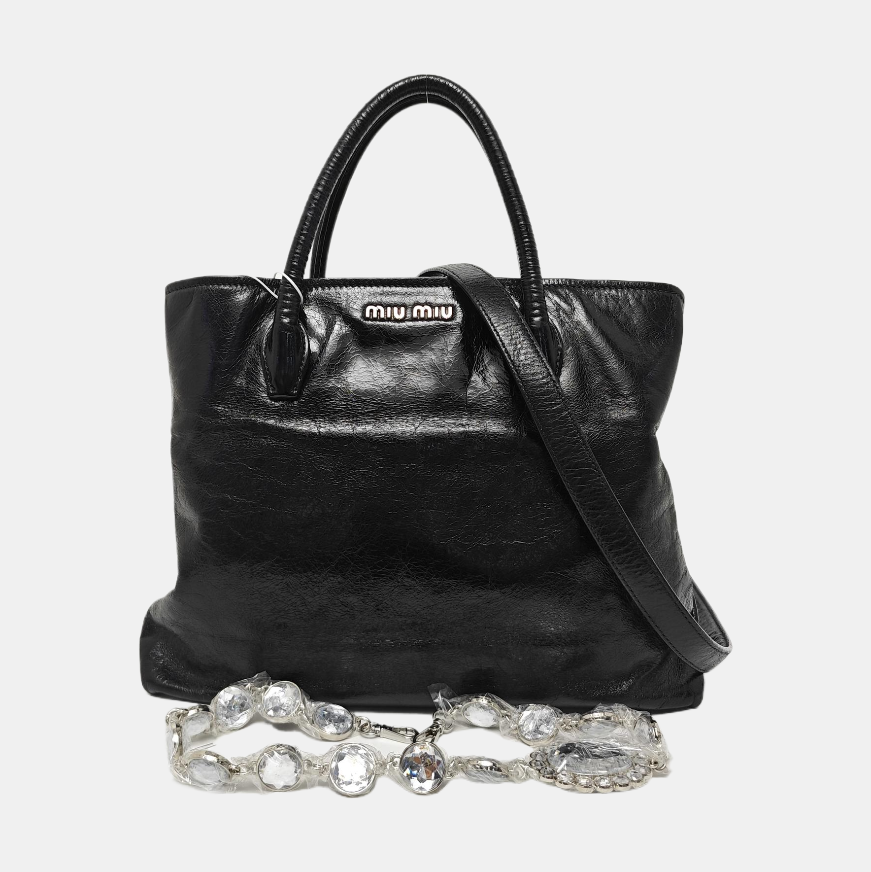 Calfskin Tote Bag Black