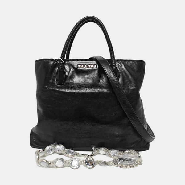 Calfskin Tote Bag Black