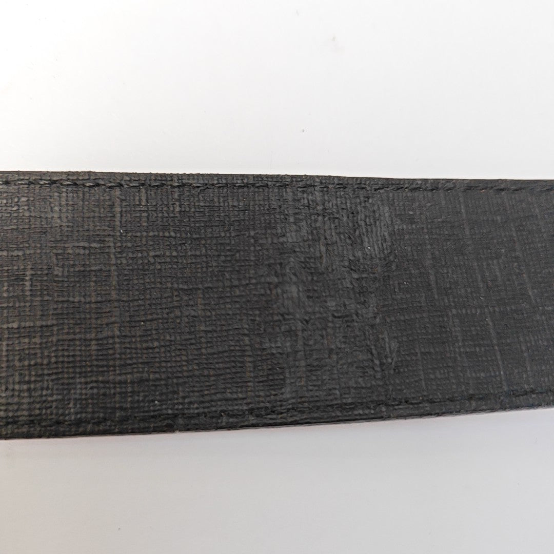 Coated Canvas Belt Black