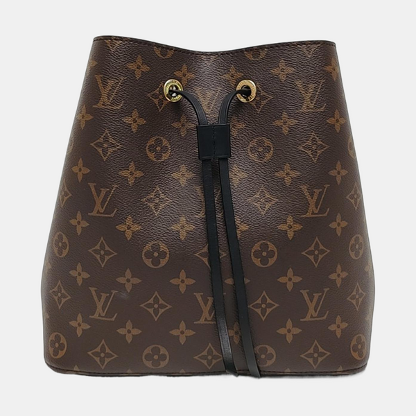 NÉONOÉ MM Monogram Coated Canvas Brown