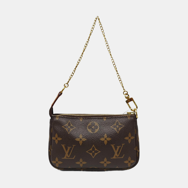 ACCESSOIRES Mini Monogram Coated Canvas Brown