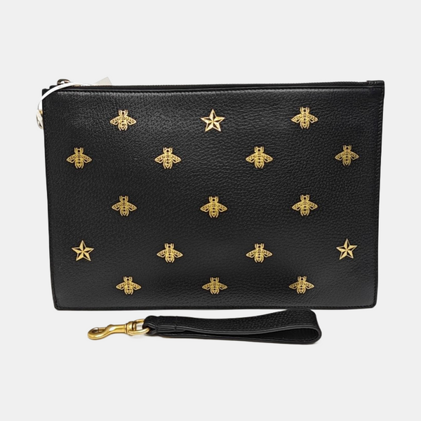 Calfskin Clutch Black
