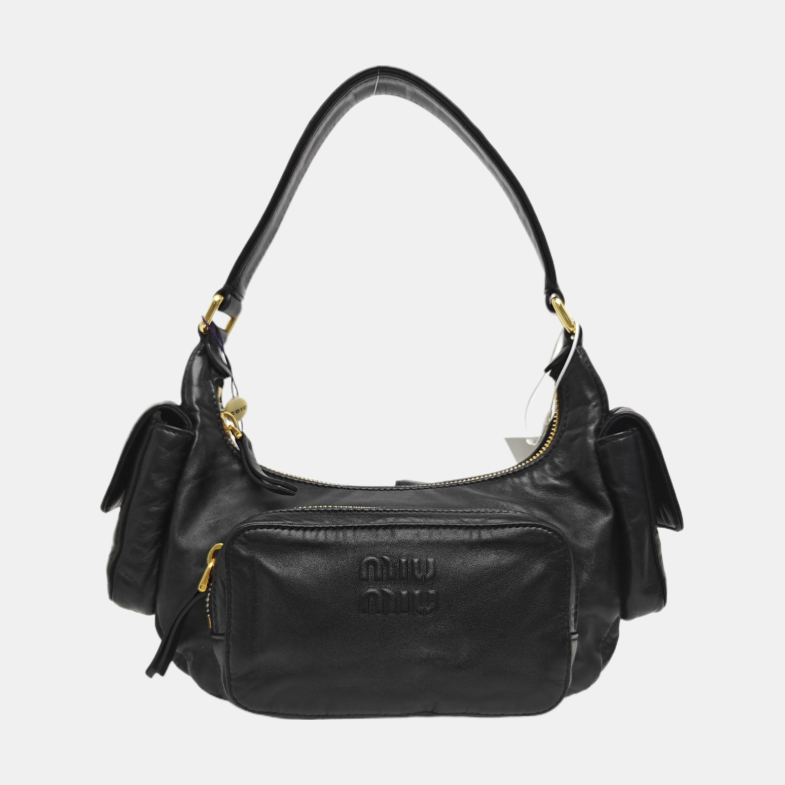 Lambskin Shoulder Bag Black