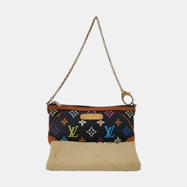 LV × TM VINTAGE MILLA Monogram Coated Canvas Black