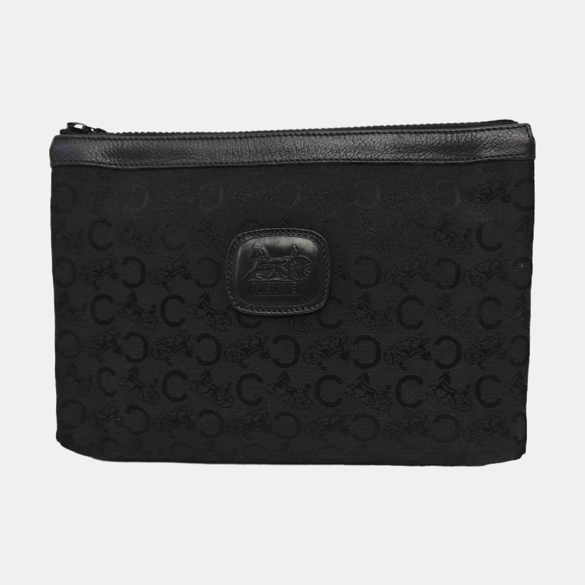 Canvas Clutch Black