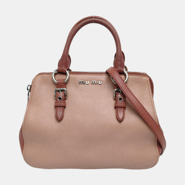 Calfskin Tote Bag Pink