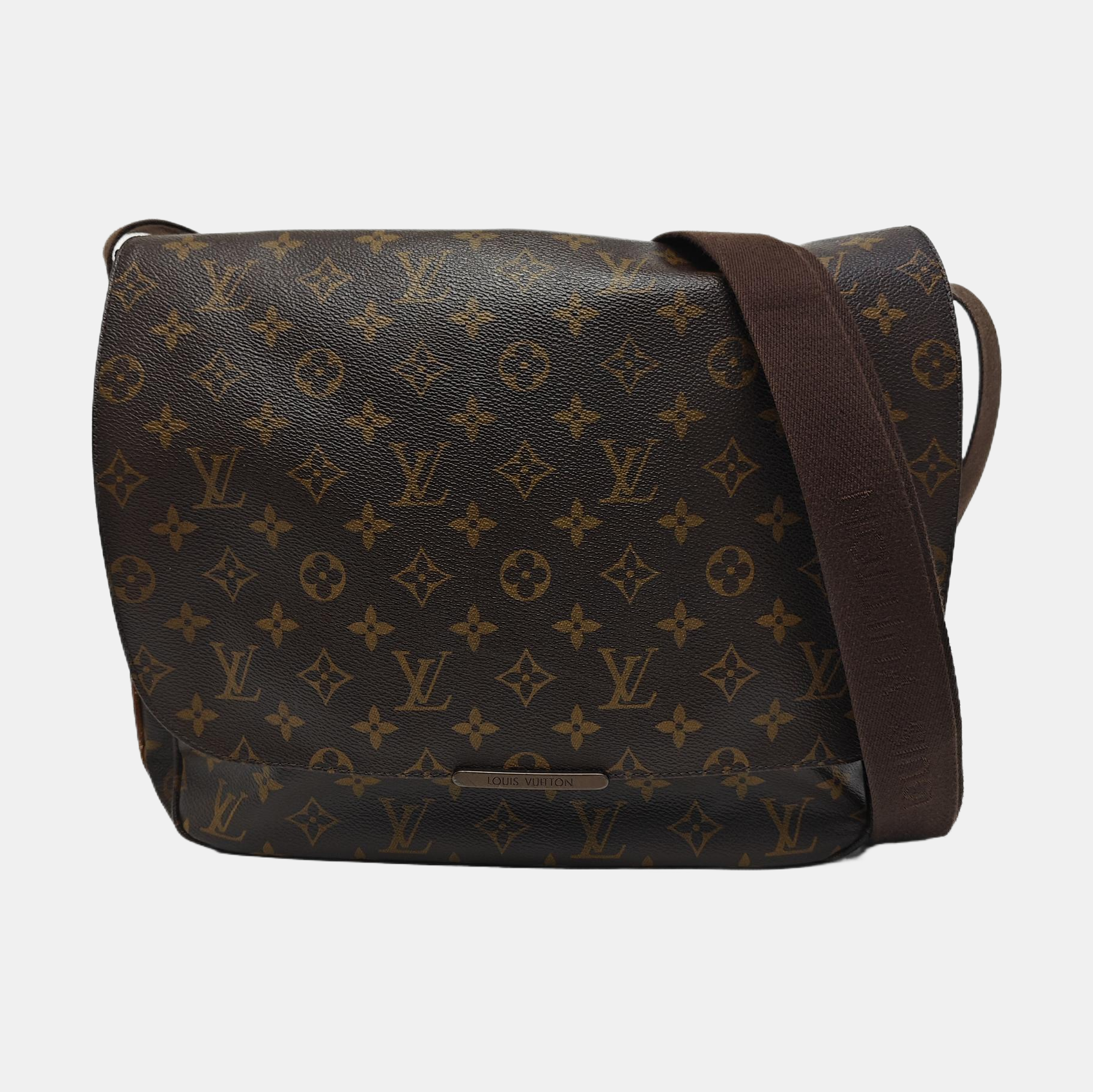 VINTAGE BEAUBOURG Monogram Coated Canvas Brown