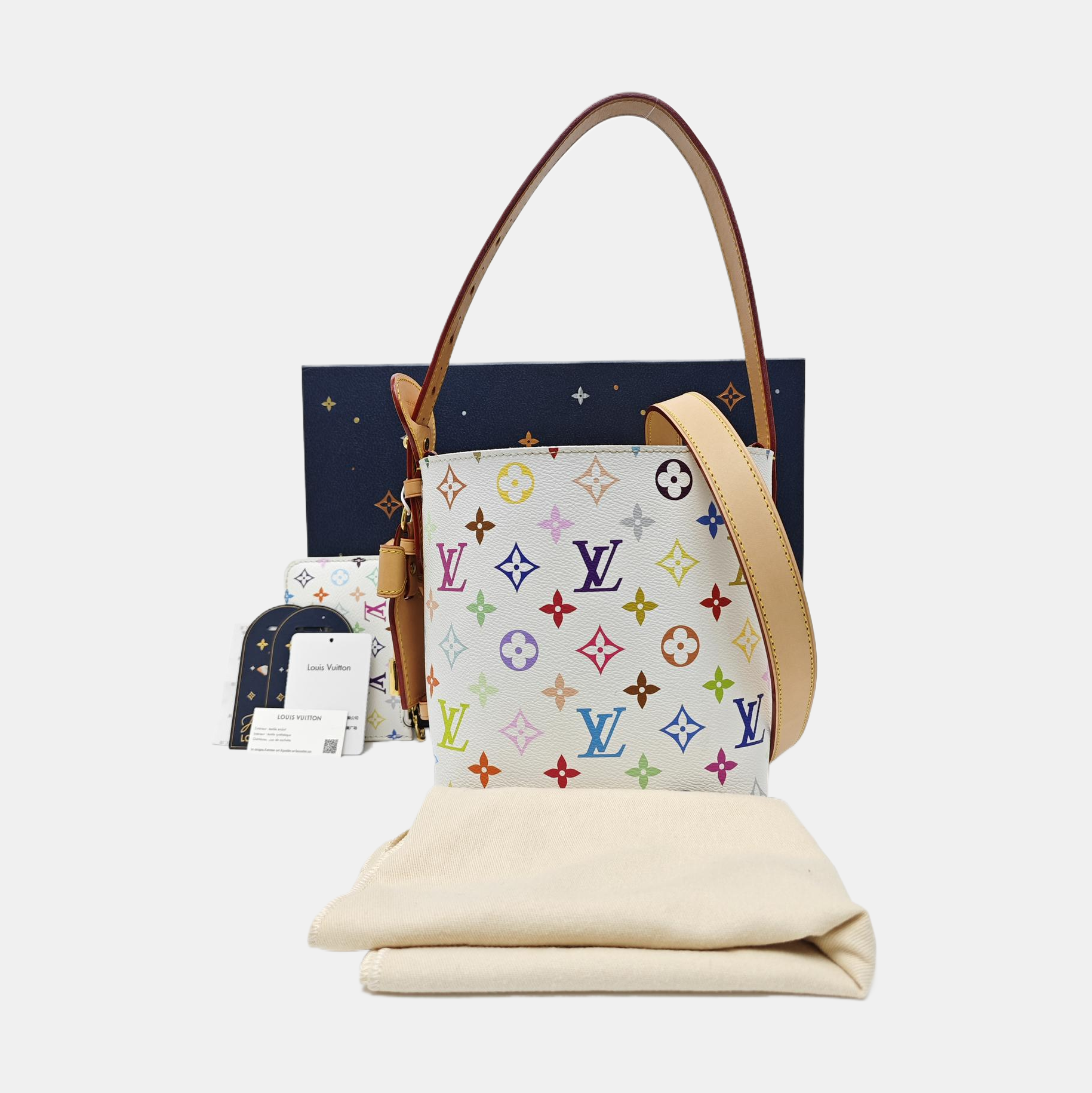 LV × TM ALL IN BB Monogram Coated Canvas White