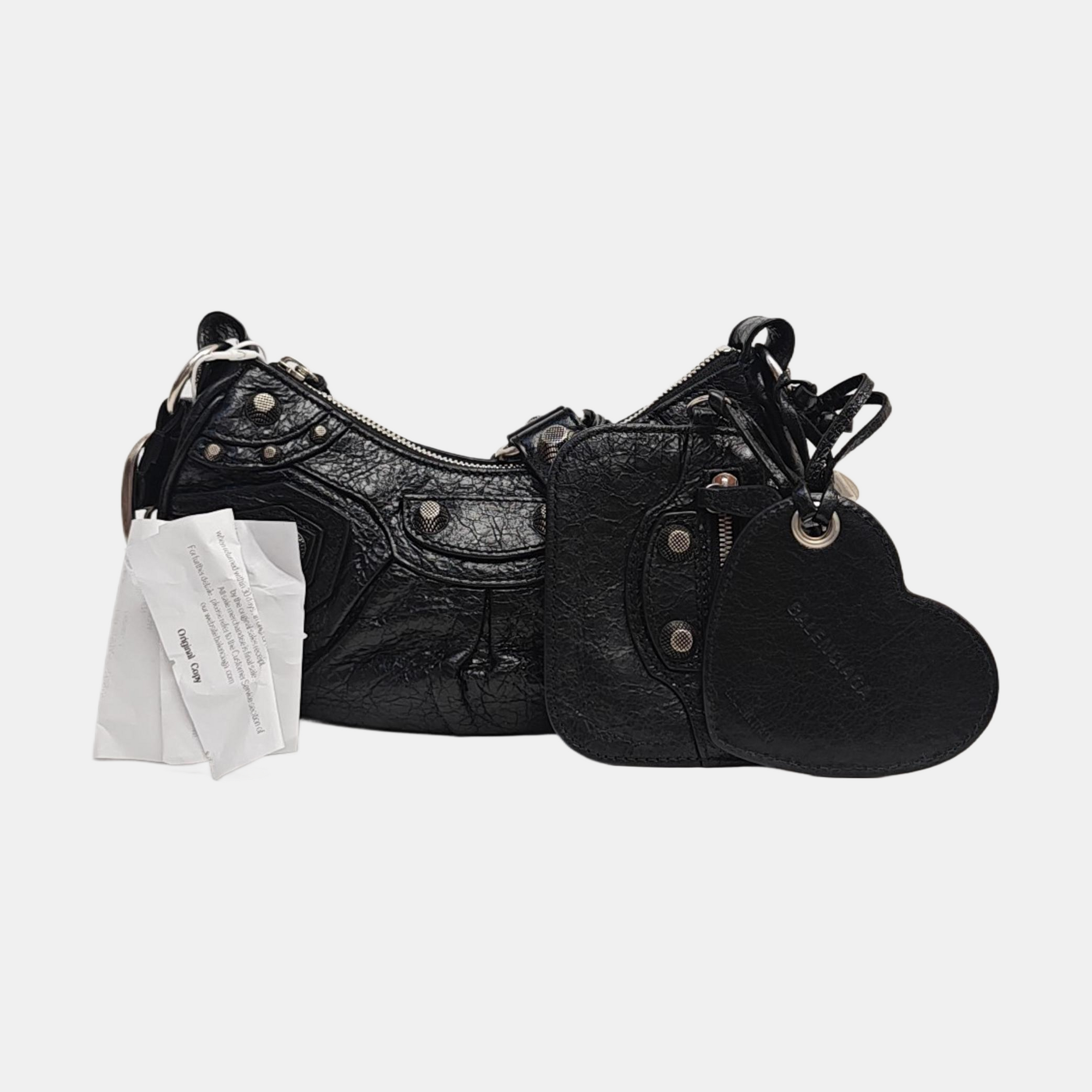 Le Cagole Small Lambskin Black