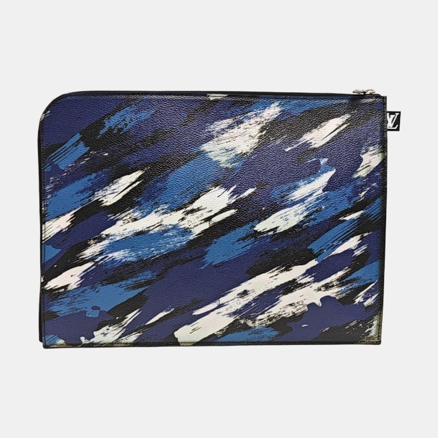 Calfskin Clutch Blue