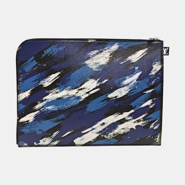 Calfskin Clutch Blue