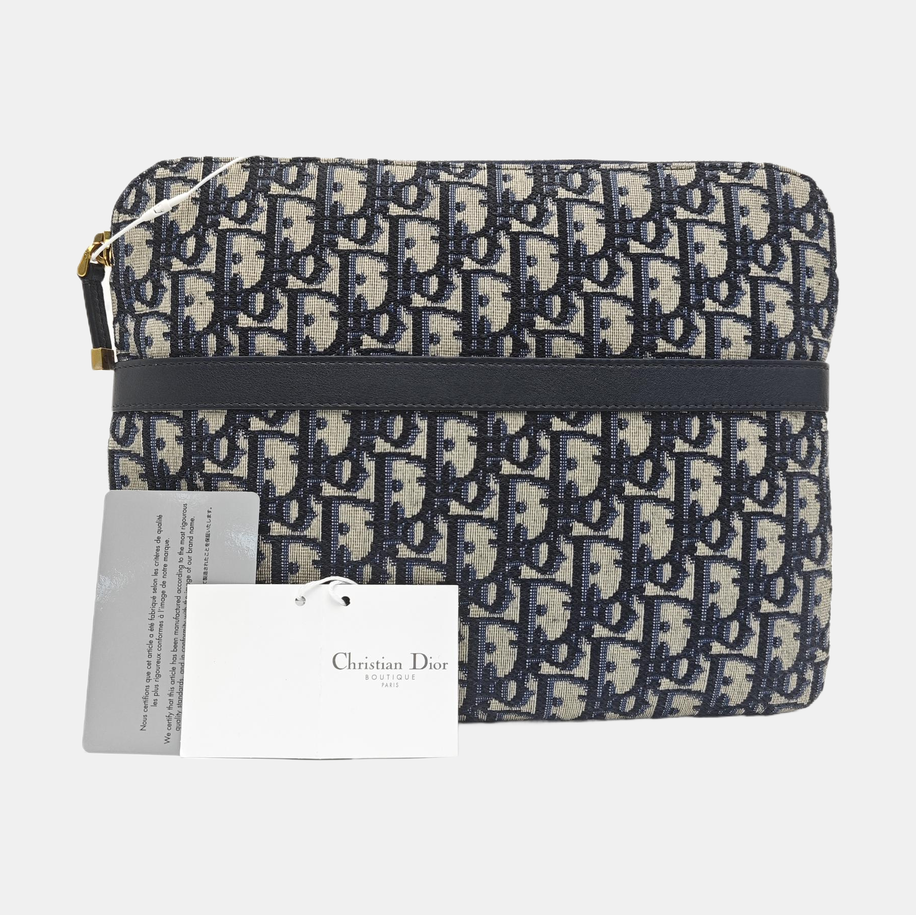 Travel Kit Large Oblique Canvas Blue