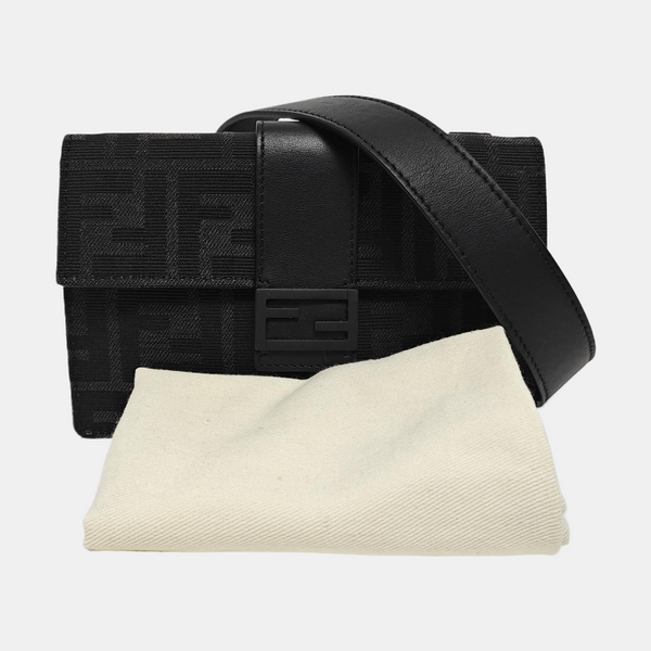 Canvas Shoulder Bag Black