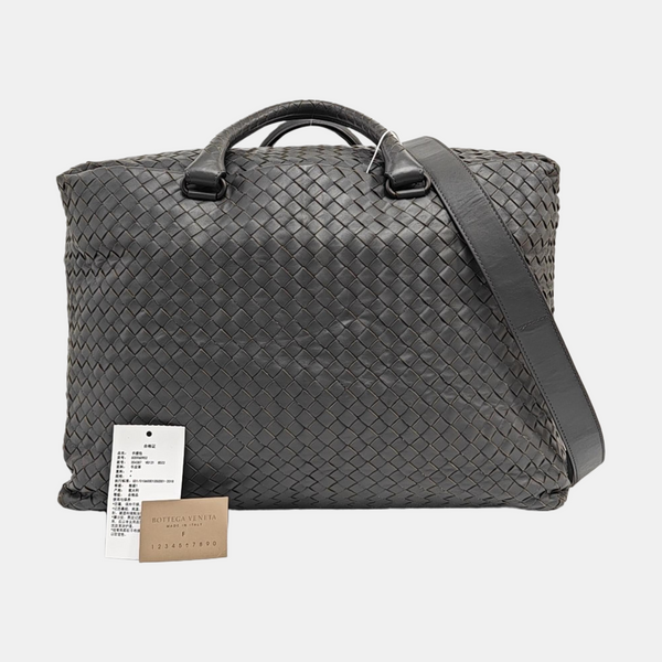 Calfskin Shoulder Bag Gray