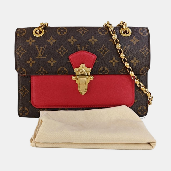 VICTOIRE Monogram Coated Canvas Brown