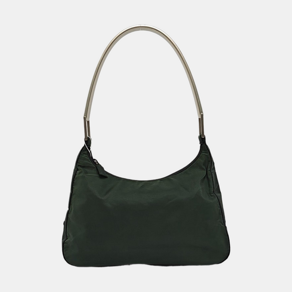 Nylon Shoulder Bag Green