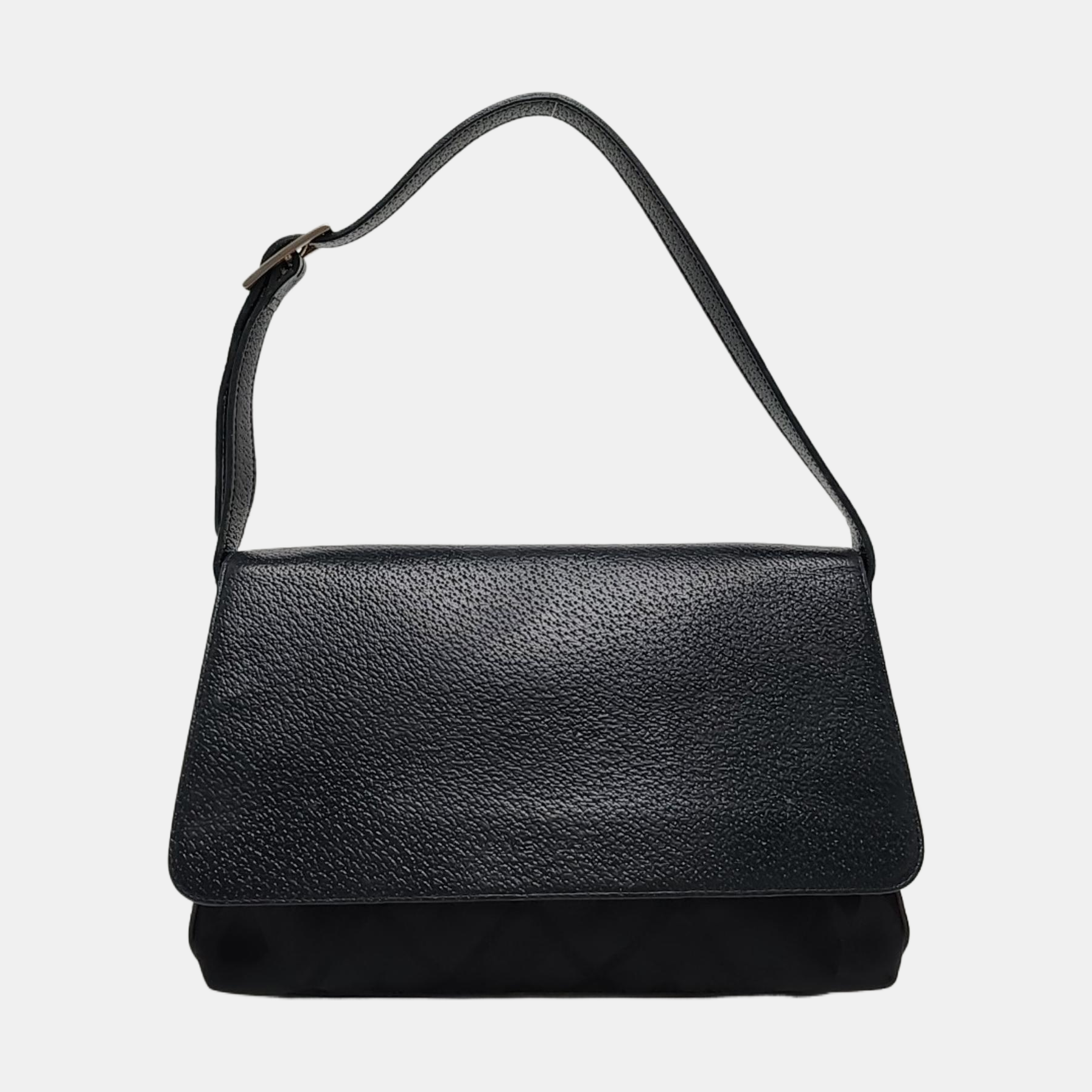 Nylon Shoulder Bag Black