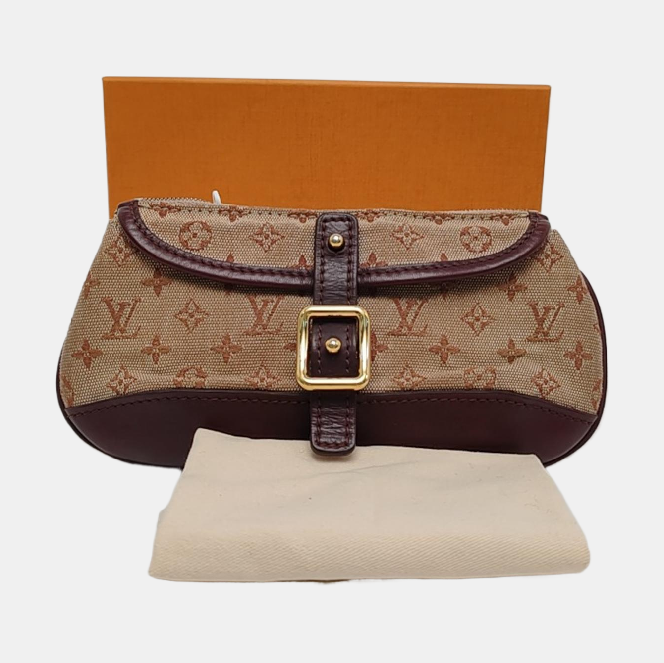 ANNE SOPHIE Monogram Canvas Beige