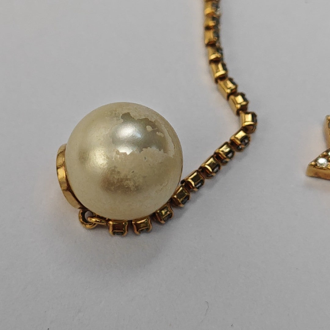 Dior Tribales Metal White Earrings