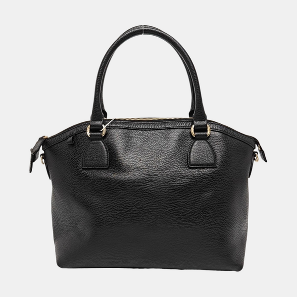 Microguccissima Calfskin Black