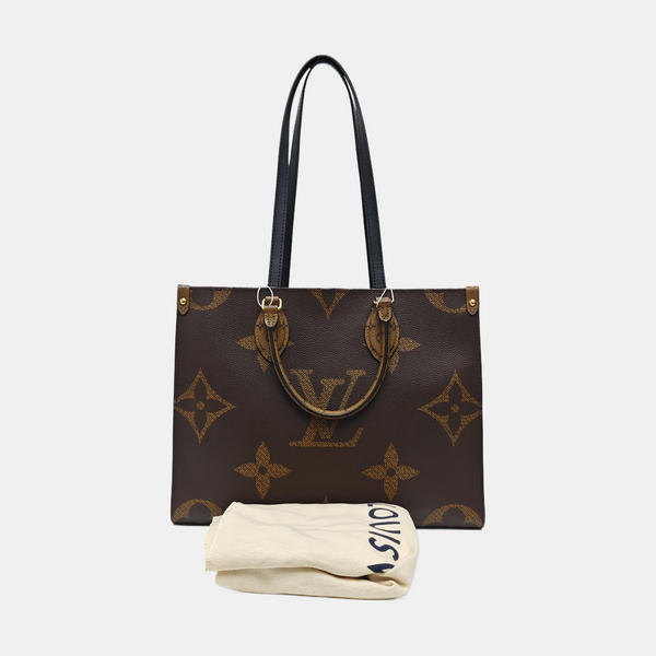 ONTHEGO MM Monogram Coated Canvas Brown