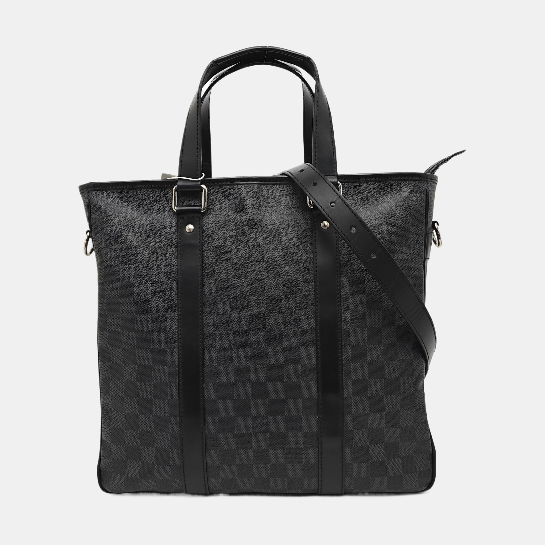 TADAO PM Damier Graphite Coated Canvas Gray