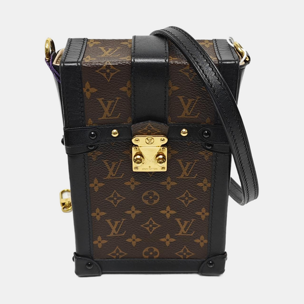 TRUNK Monogram Coated Canvas Brown