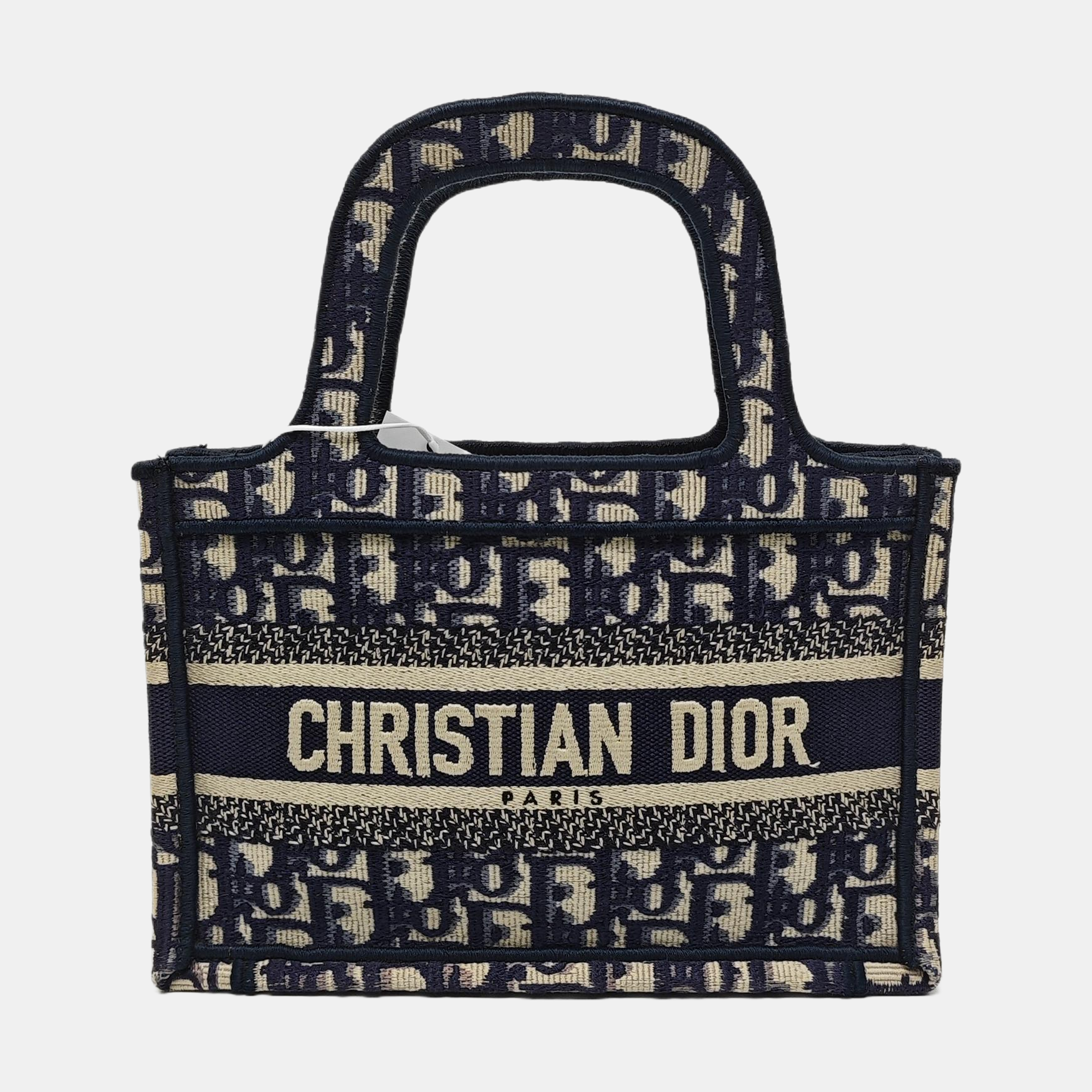Book Tote Mini Canvas Blue