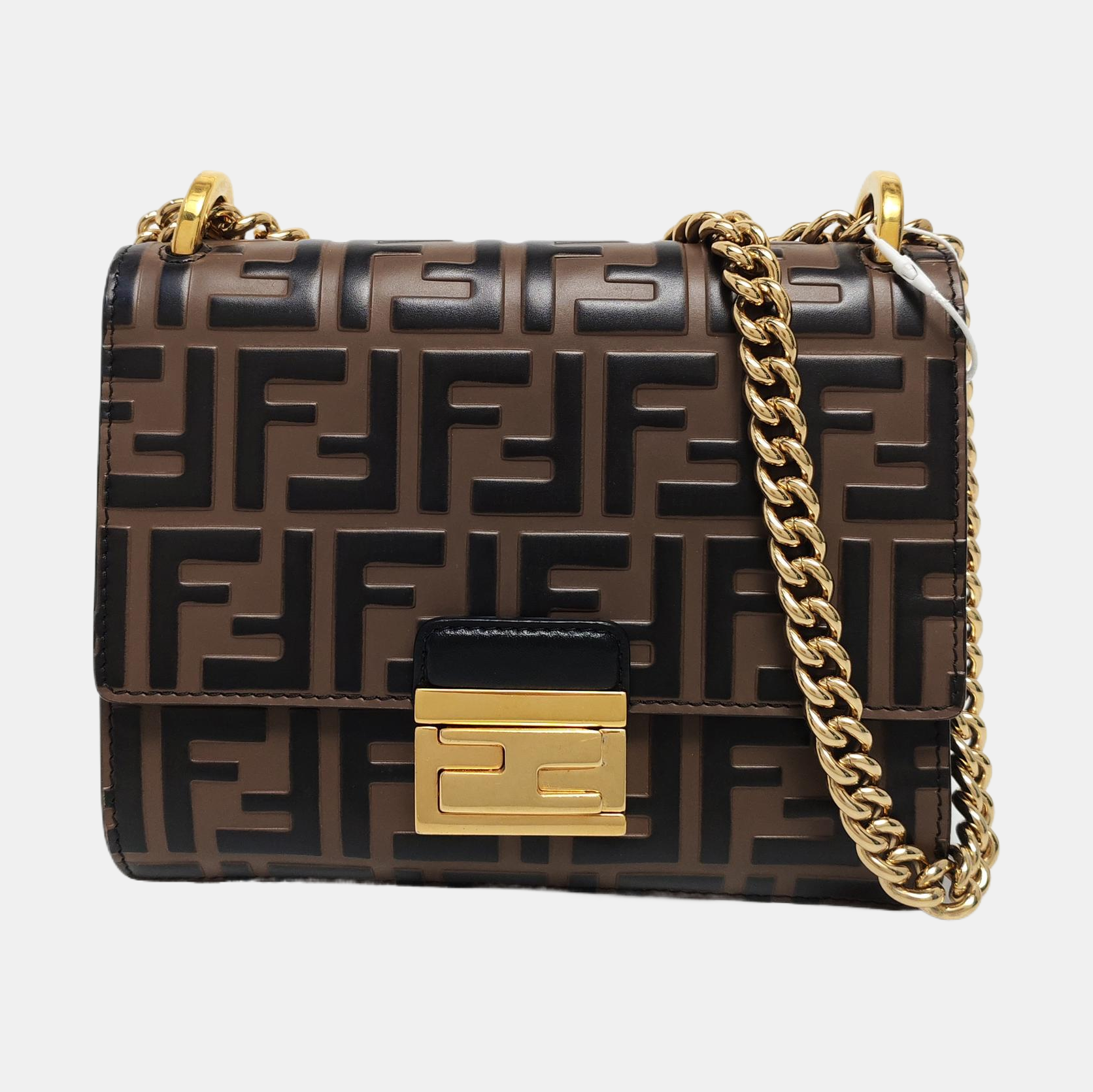 Kan U Small Calfskin Brown