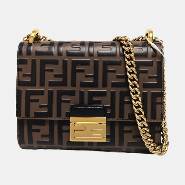 Kan U Small Calfskin Brown