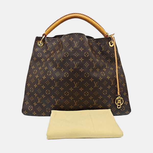 ARTSY GM Monogram Coated Canvas Brown