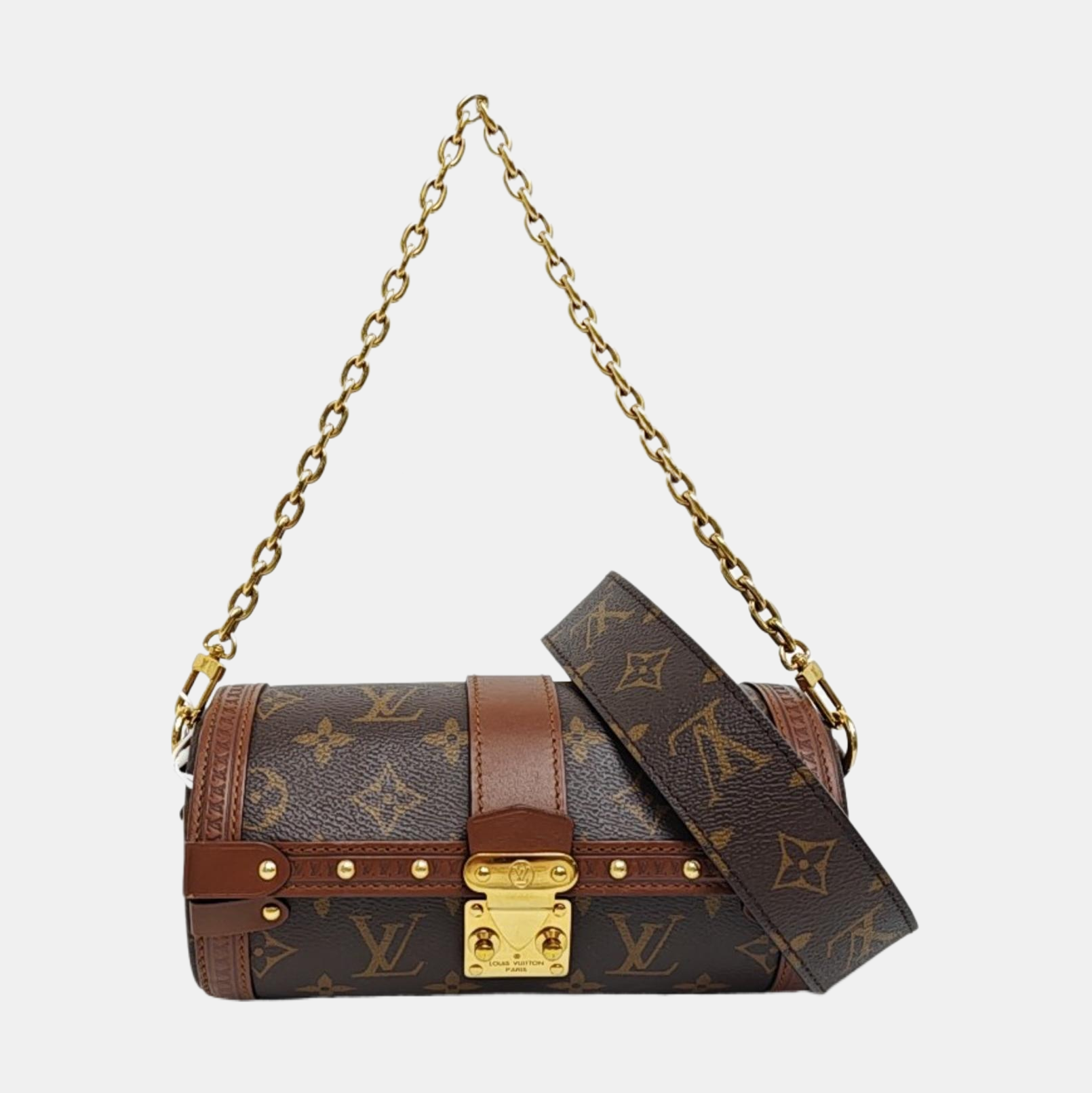 PAPILLON 19 Monogram Coated Canvas Brown