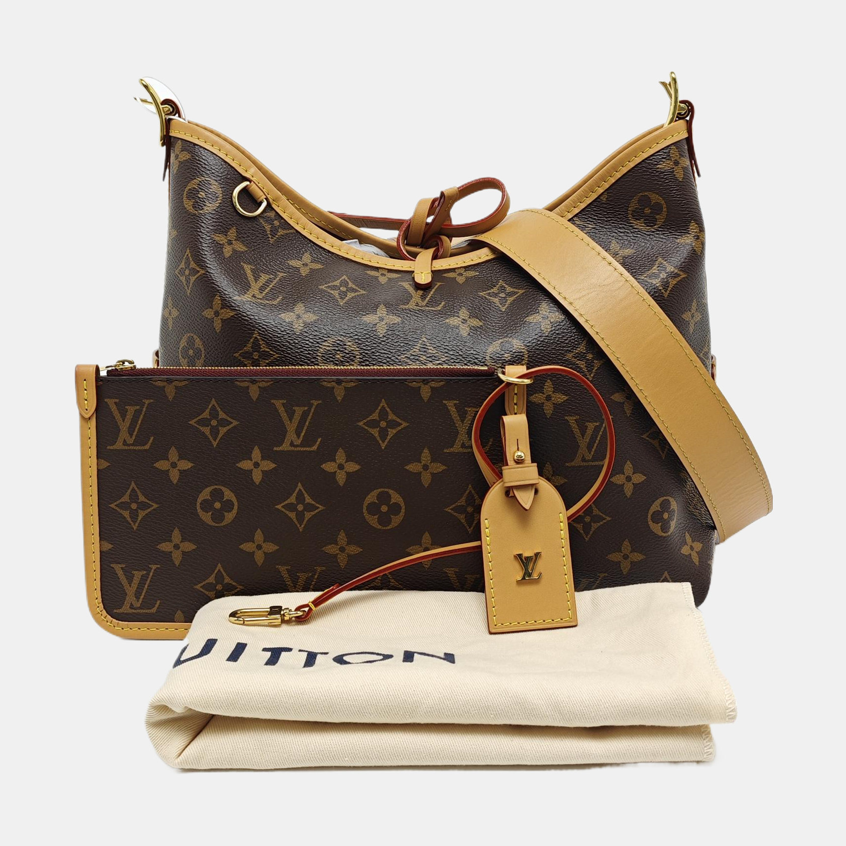 CARRYALL PM Monogram Coated Canvas Brown