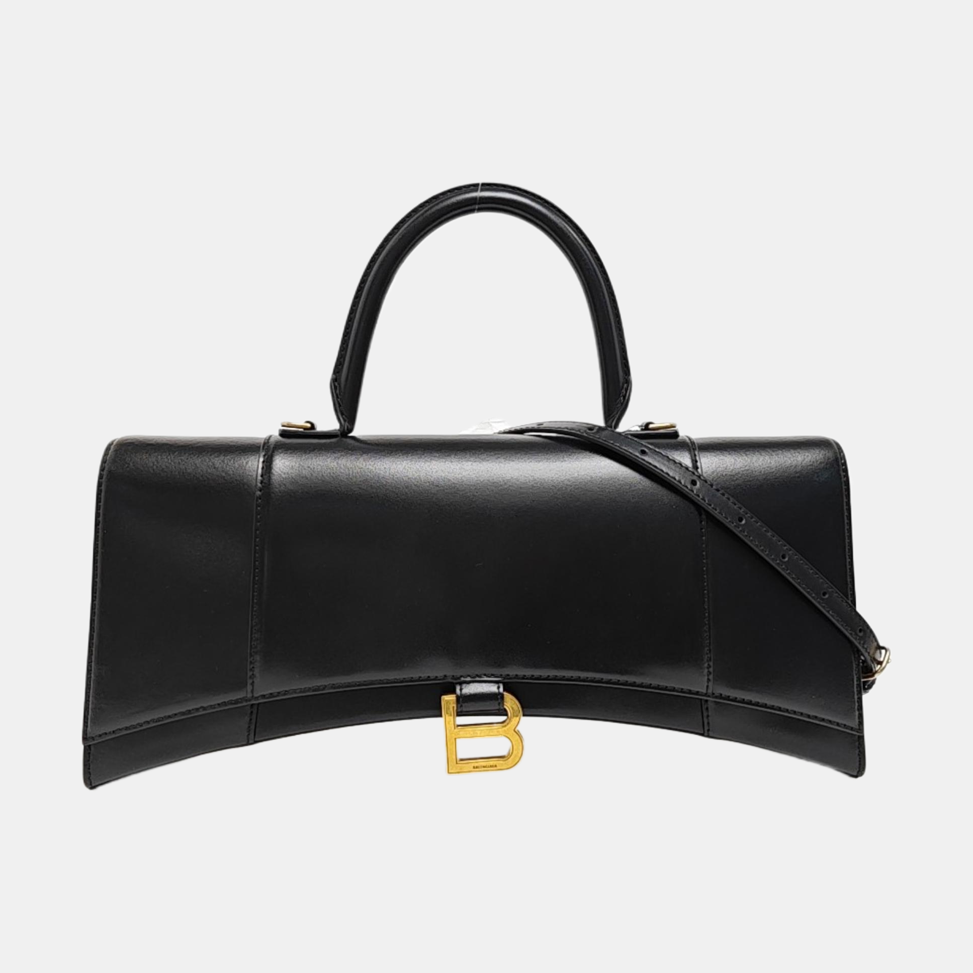 Hourglass Calfskin Black