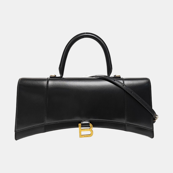 Hourglass Calfskin Black