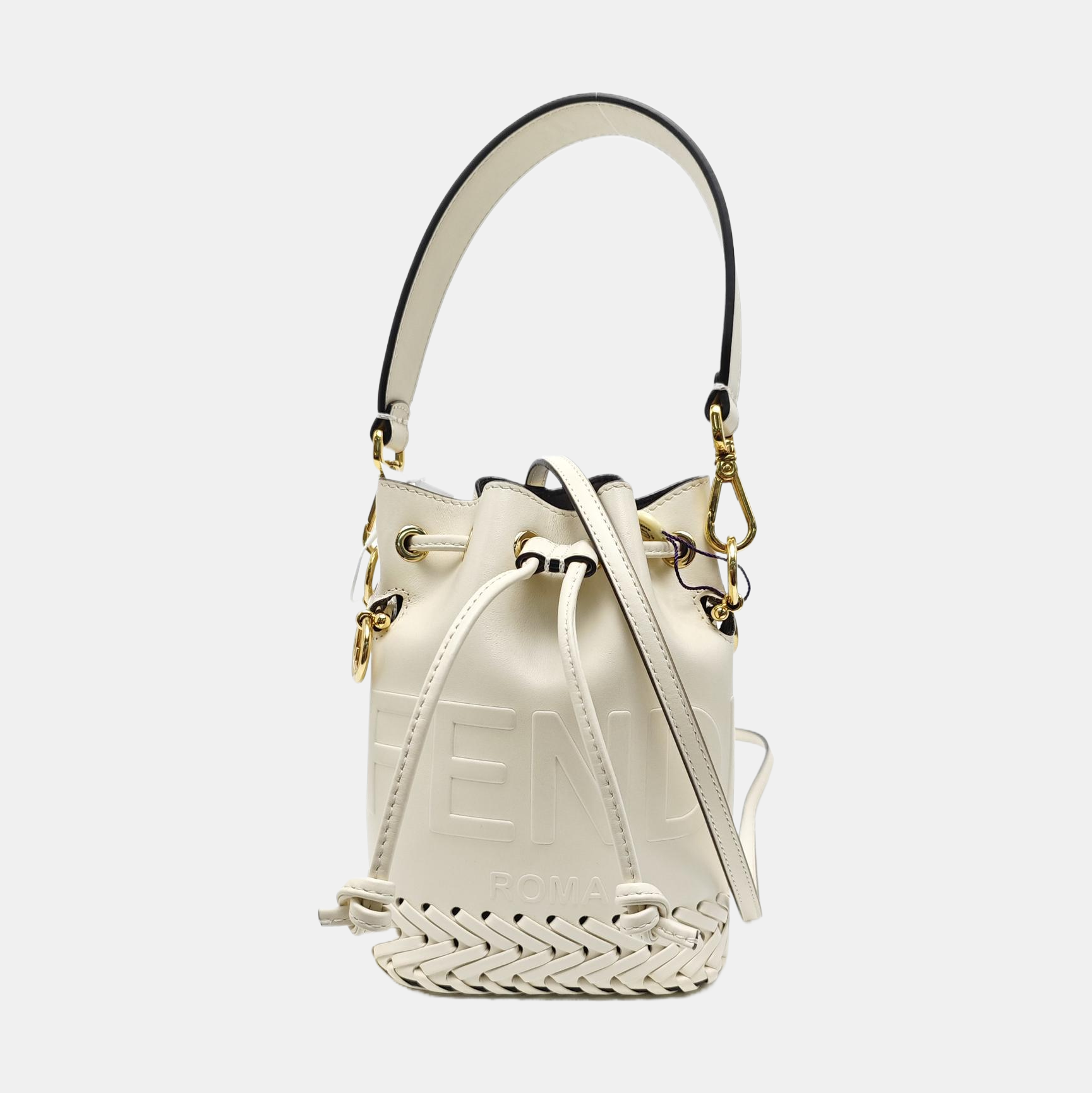 Mon Tresor Mini Calfskin White