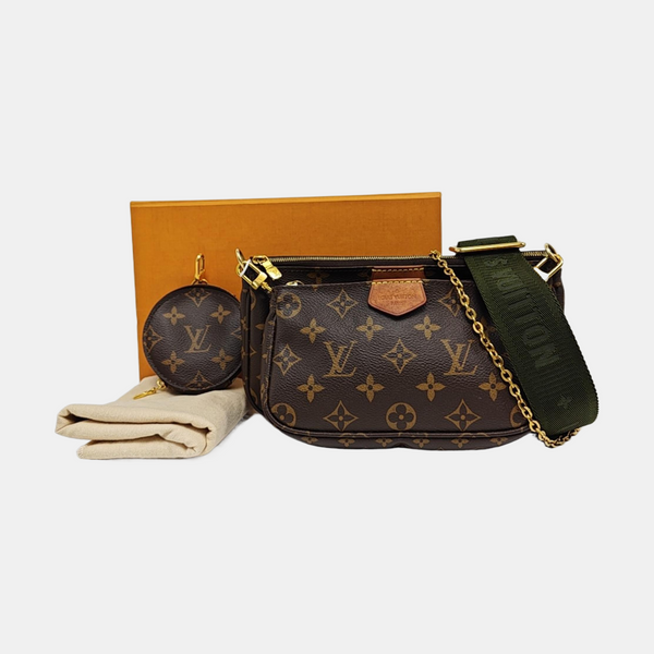 MULTI Monogram Coated Canvas Brown