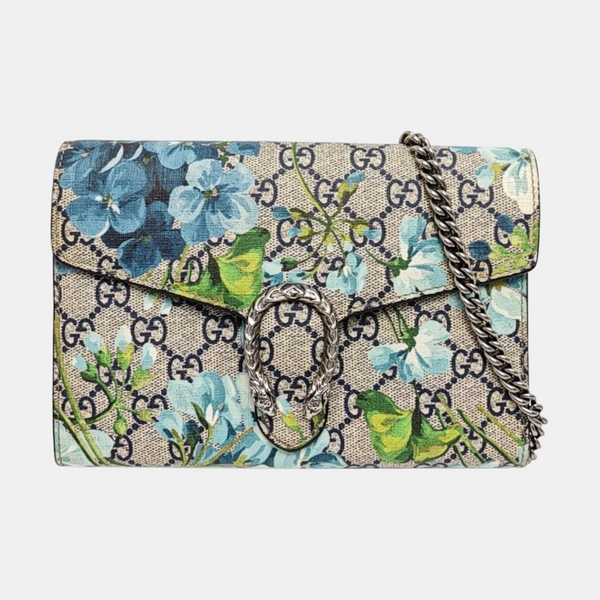 Dionysus Mini Monogram Coated Canvas Beige