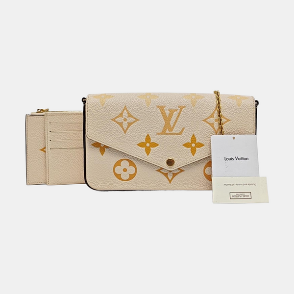 FÉLICIE Monogram Calfskin Yellow