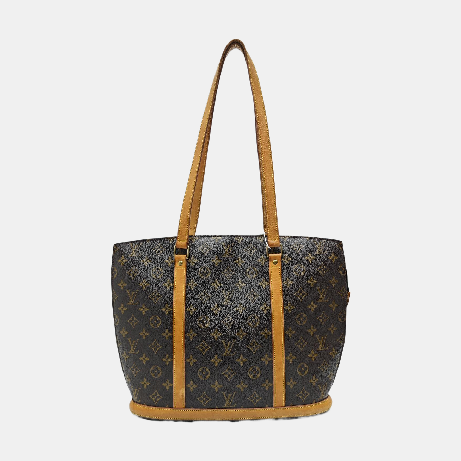 VINTAGE BABYLONE Monogram Coated Canvas Brown