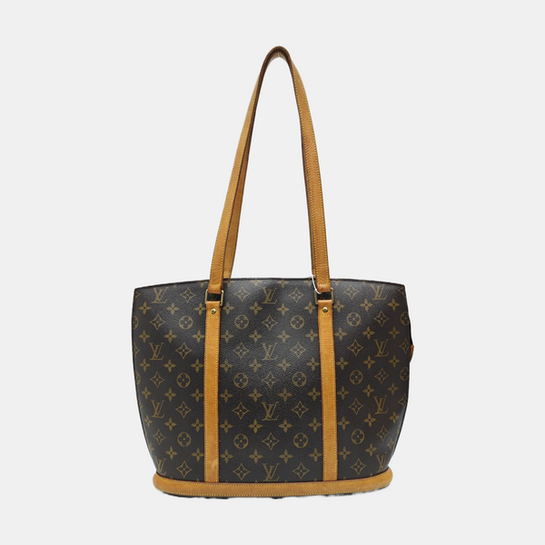 VINTAGE BABYLONE Monogram Coated Canvas Brown