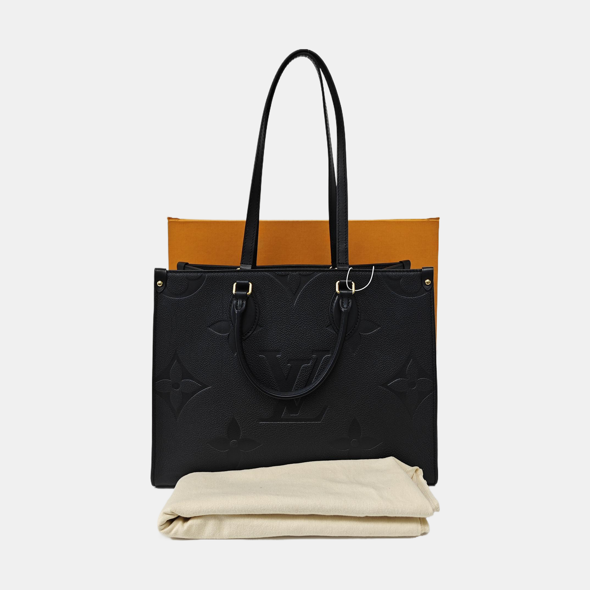ONTHEGO MM Monogram Calfskin Black
