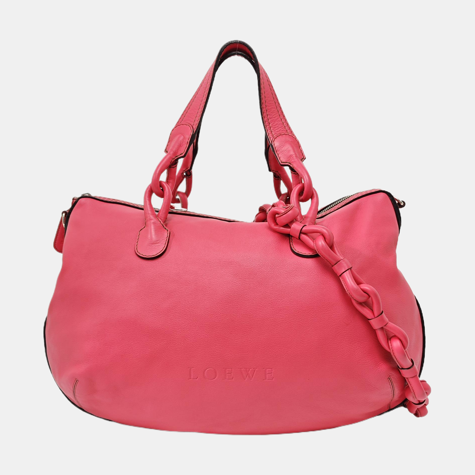 Calfskin Shoulder Bag Red