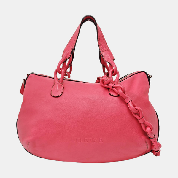 Calfskin Shoulder Bag Red